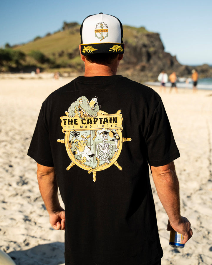 CROC CAPTAIN | SS TEE - BLACK