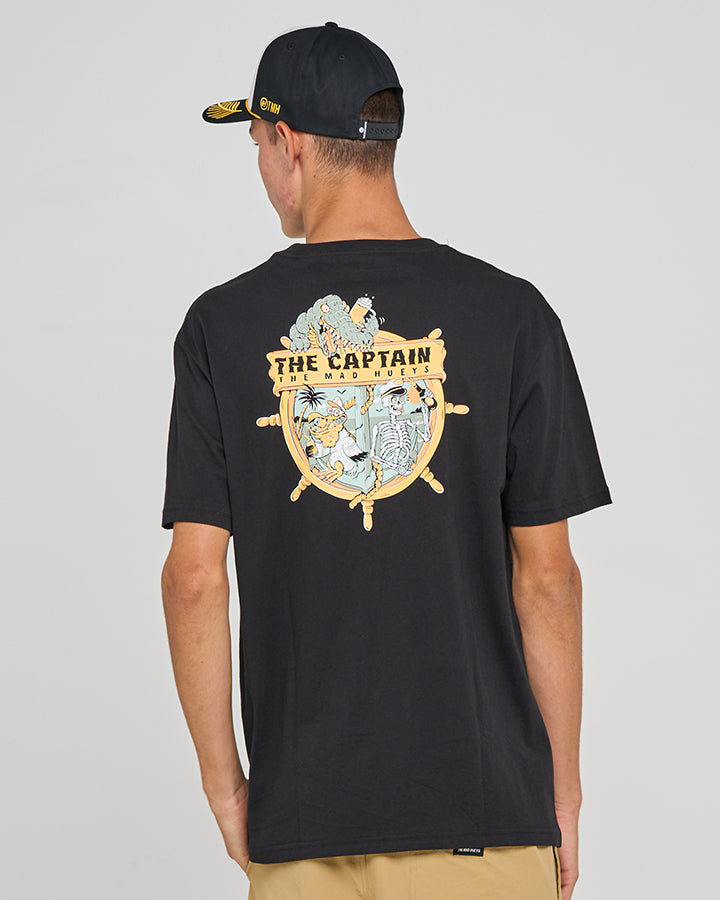 CROC CAPTAIN | SS TEE - BLACK