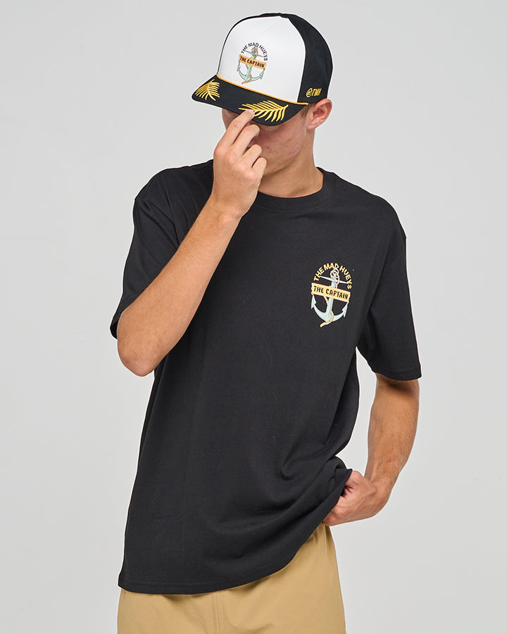 CROC CAPTAIN | SS TEE - BLACK