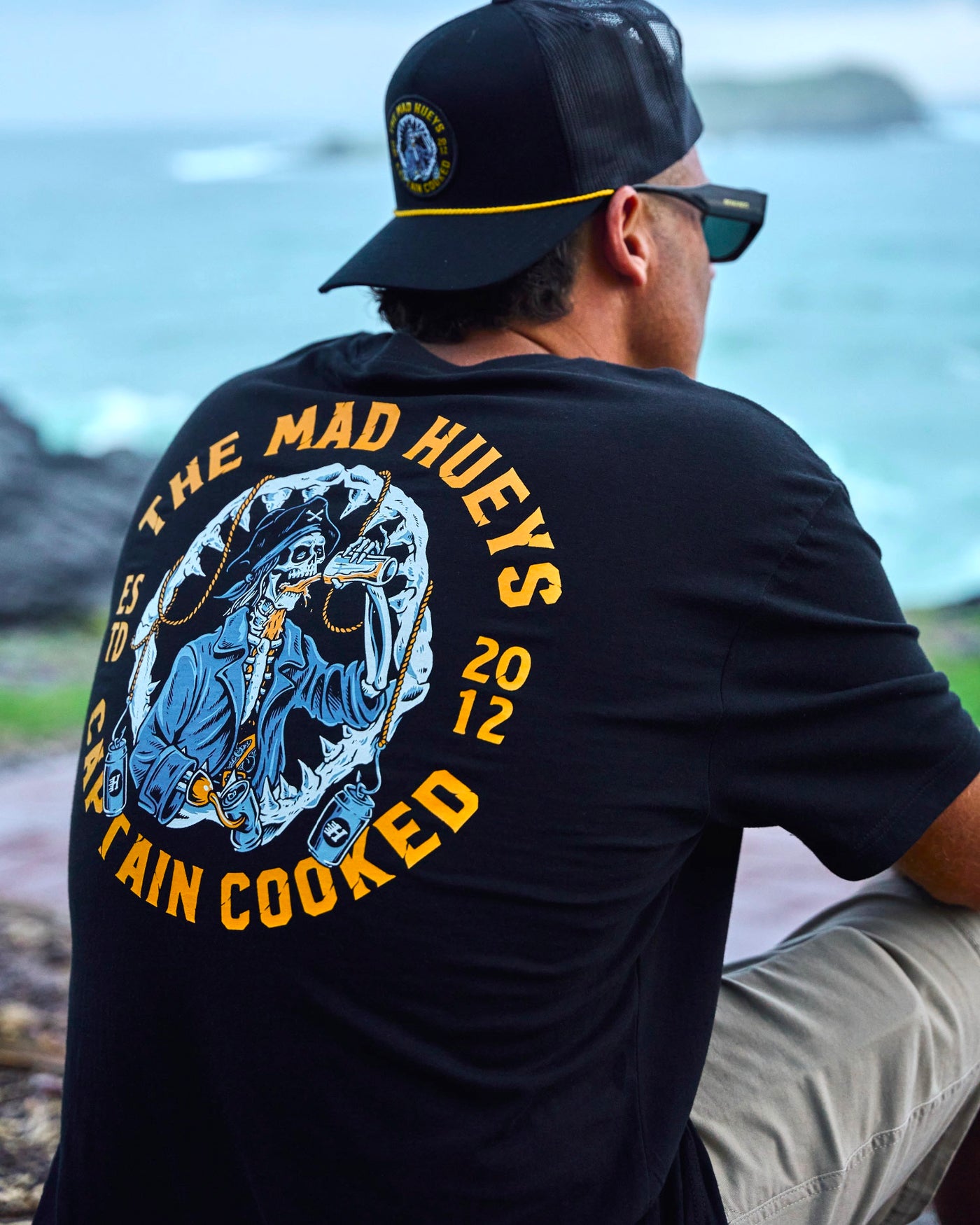 CAPTAIN COOKED JAWS | SS TEE - BLACK
