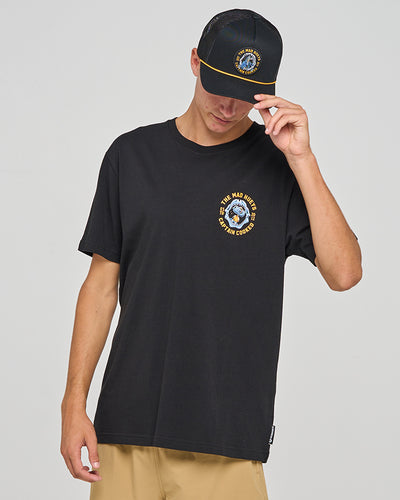 CAPTAIN COOKED JAWS | SS TEE - BLACK