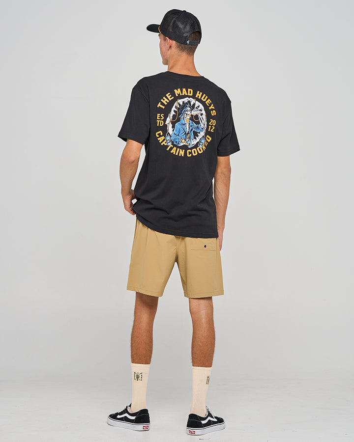 CAPTAIN COOKED JAWS | SS TEE - BLACK