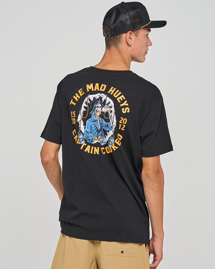 CAPTAIN COOKED JAWS | SS TEE - BLACK