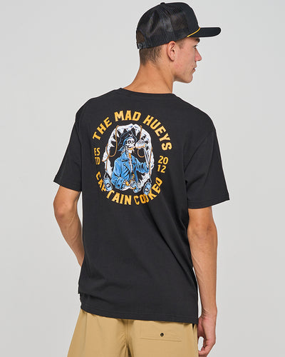 CAPTAIN COOKED JAWS | SS TEE - BLACK