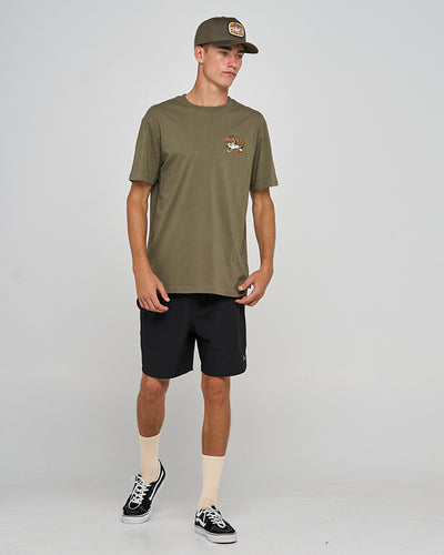 COOKEDABURRA TRIO | SS TEE - OLIVE