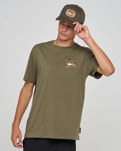 COOKEDABURRA TRIO | SS TEE - OLIVE
