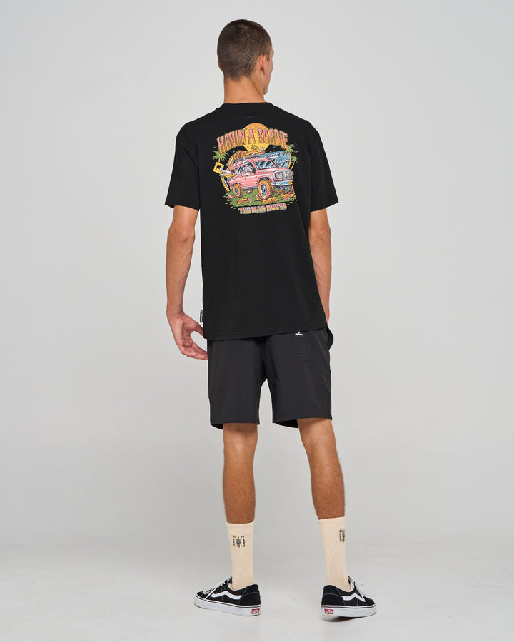 ROADIE | SS TEE - BLACK