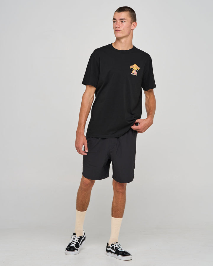 ROADIE | SS TEE - BLACK