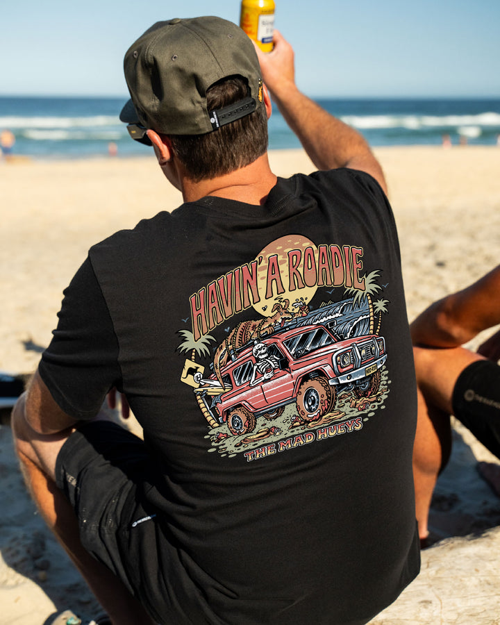 ROADIE | SS TEE - BLACK