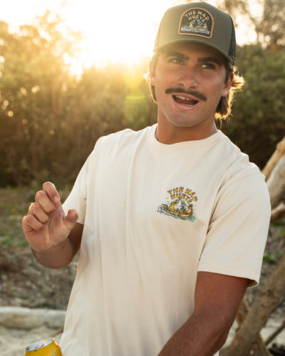 LOVING MANGROVES | SS TEE - CEMENT