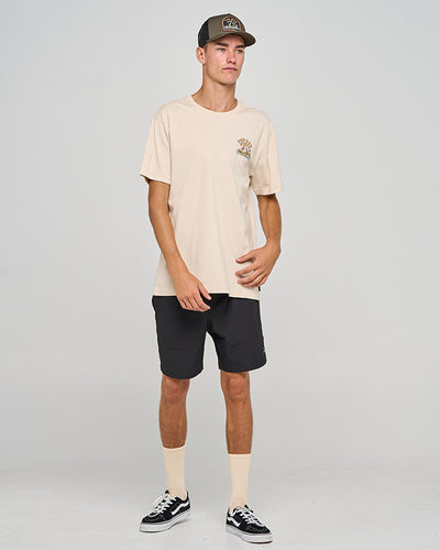 LOVING MANGROVES | SS TEE - CEMENT