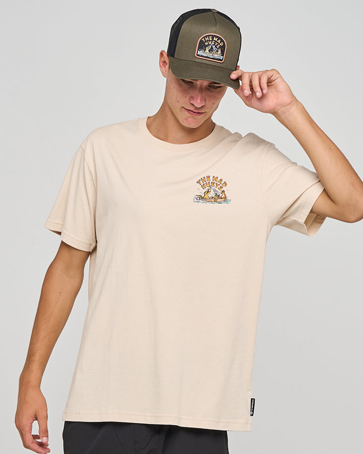 LOVING MANGROVES | SS TEE - CEMENT