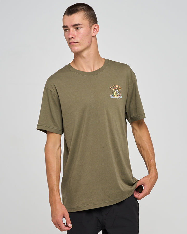 LOVING MANGROVES | SS TEE - OLIVE