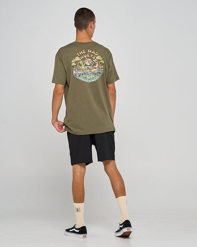 LOVING MANGROVES | SS TEE - OLIVE