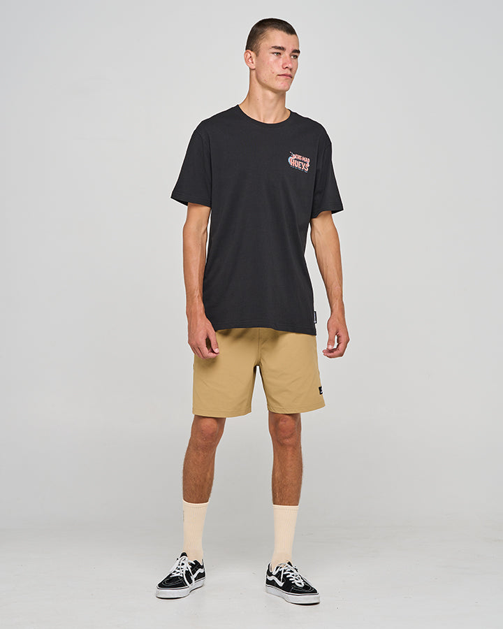 TROPIC OCTOPISSED | SS TEE - BLACK