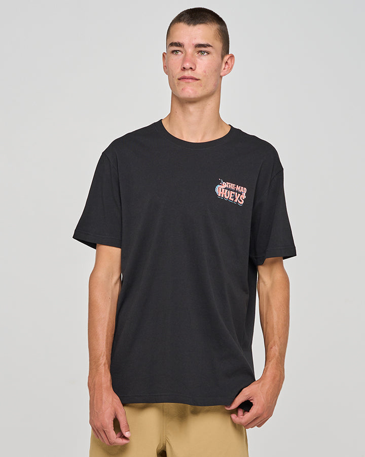 TROPIC OCTOPISSED | SS TEE - BLACK