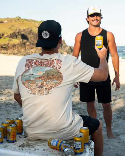 DAY FOR IT FROGGIES | SS TEE - CEMENT