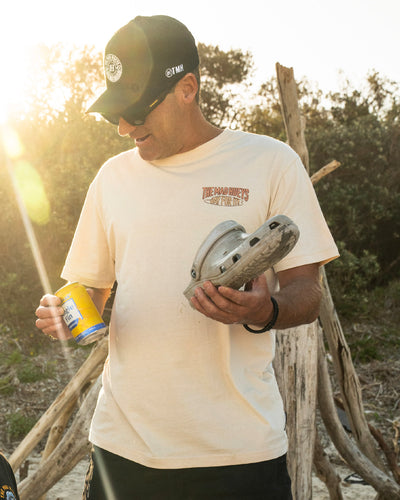 DAY FOR IT FROGGIES | SS TEE - CEMENT