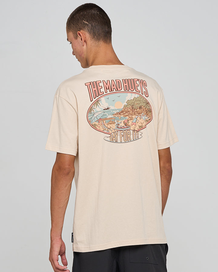 DAY FOR IT FROGGIES | SS TEE - CEMENT