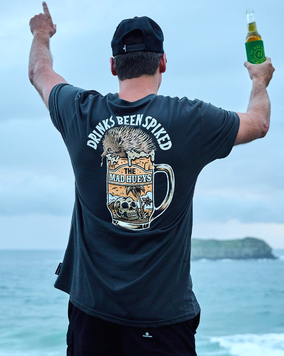 SPIKED DRINK | SS TEE - VINTAGE BLACK