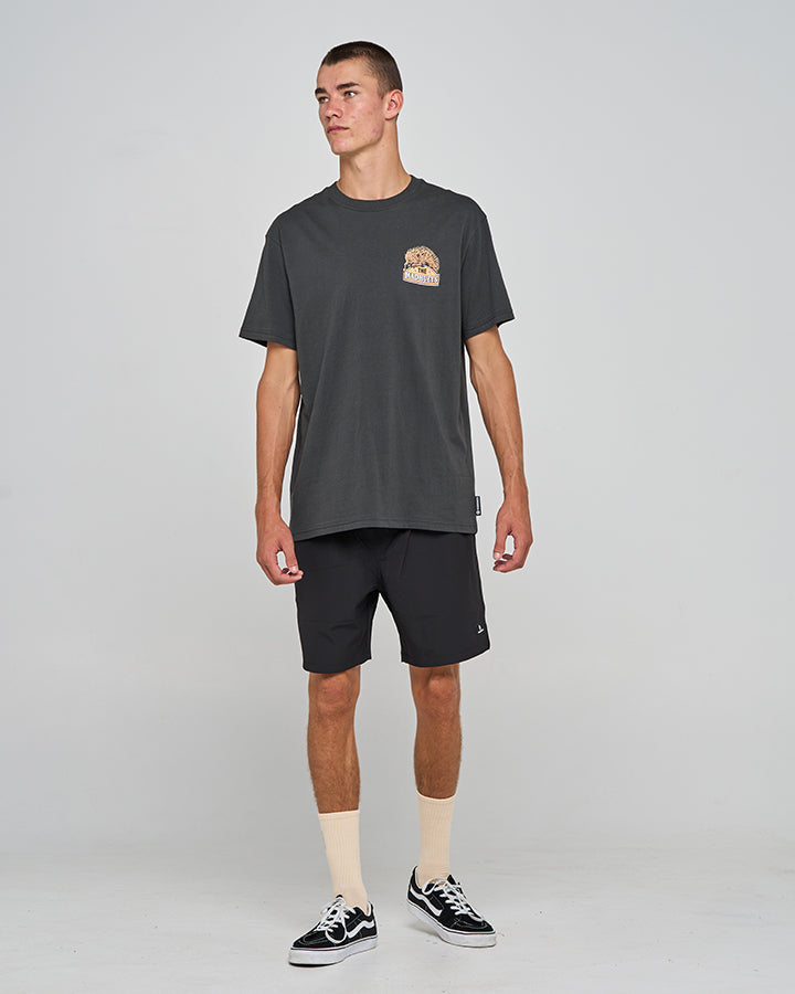 SPIKED DRINK | SS TEE - VINTAGE BLACK