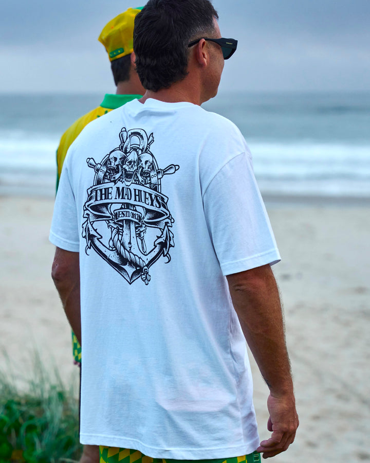 TRIPLE ANCHOR | SS TEE - WHITE