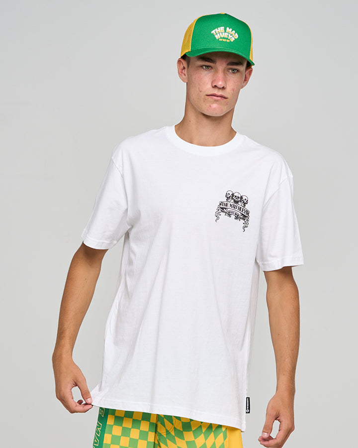 TRIPLE ANCHOR | SS TEE - WHITE