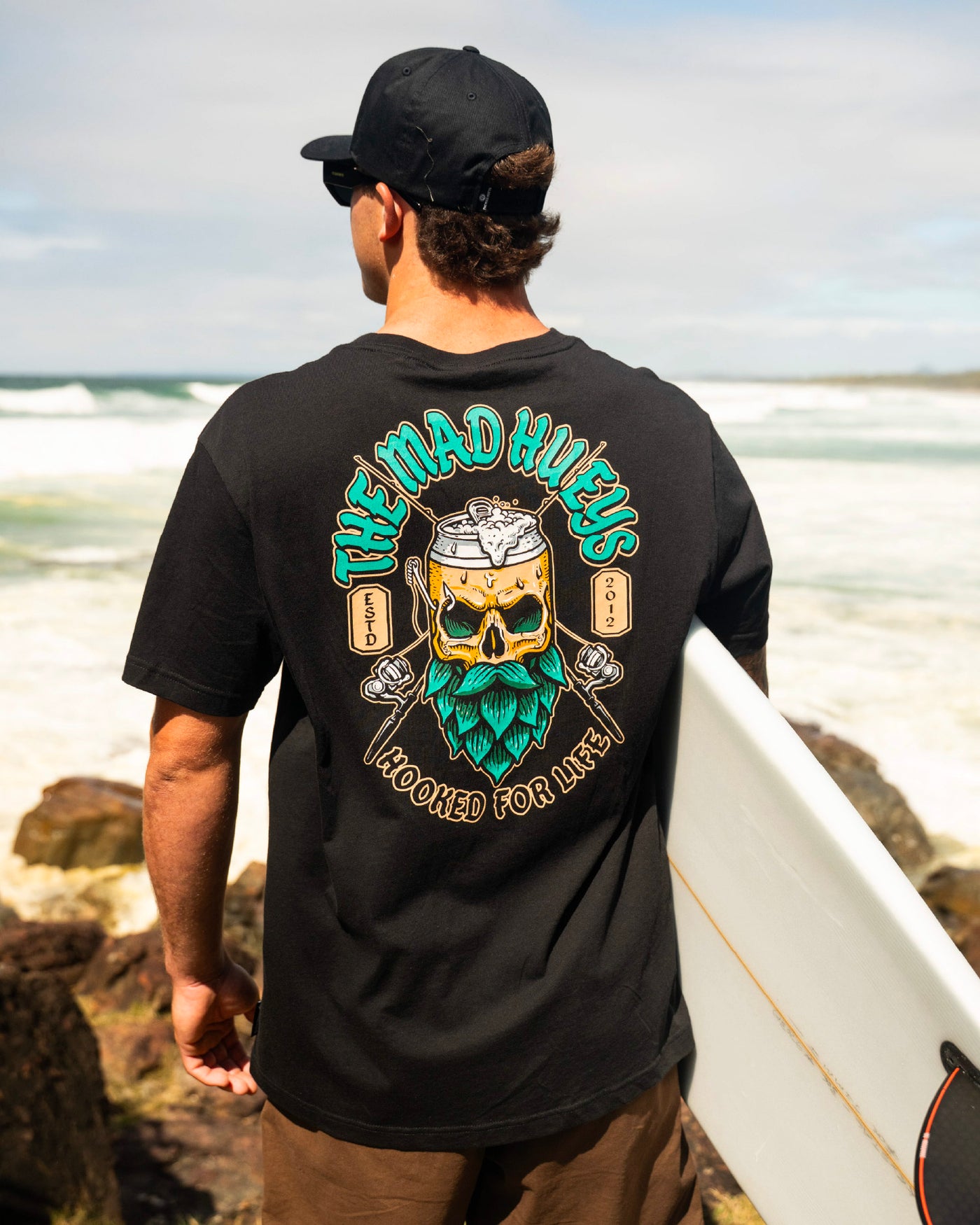 FROTHIN HOOKED FOR LIFE | SS TEE - BLACK