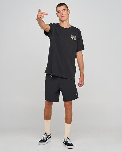 FROTHIN HOOKED FOR LIFE | SS TEE - BLACK