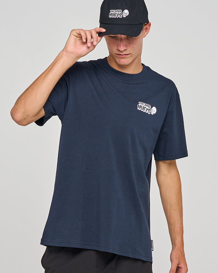 FOAMING AT THE MOUTH | SS TEE - NAVY
