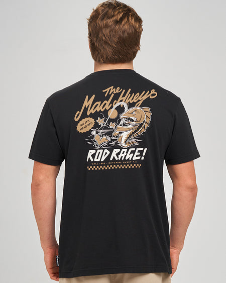 ROD RAGE | SS TEE - BLACK