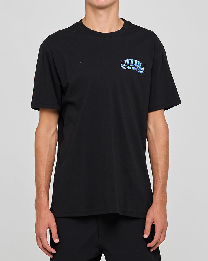 FISH FINGERS | SS TEE - BLACK