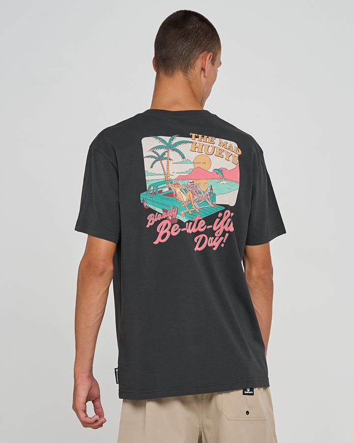 BEUTEIFUL DAY | SS TEE - VINTAGE BLACK