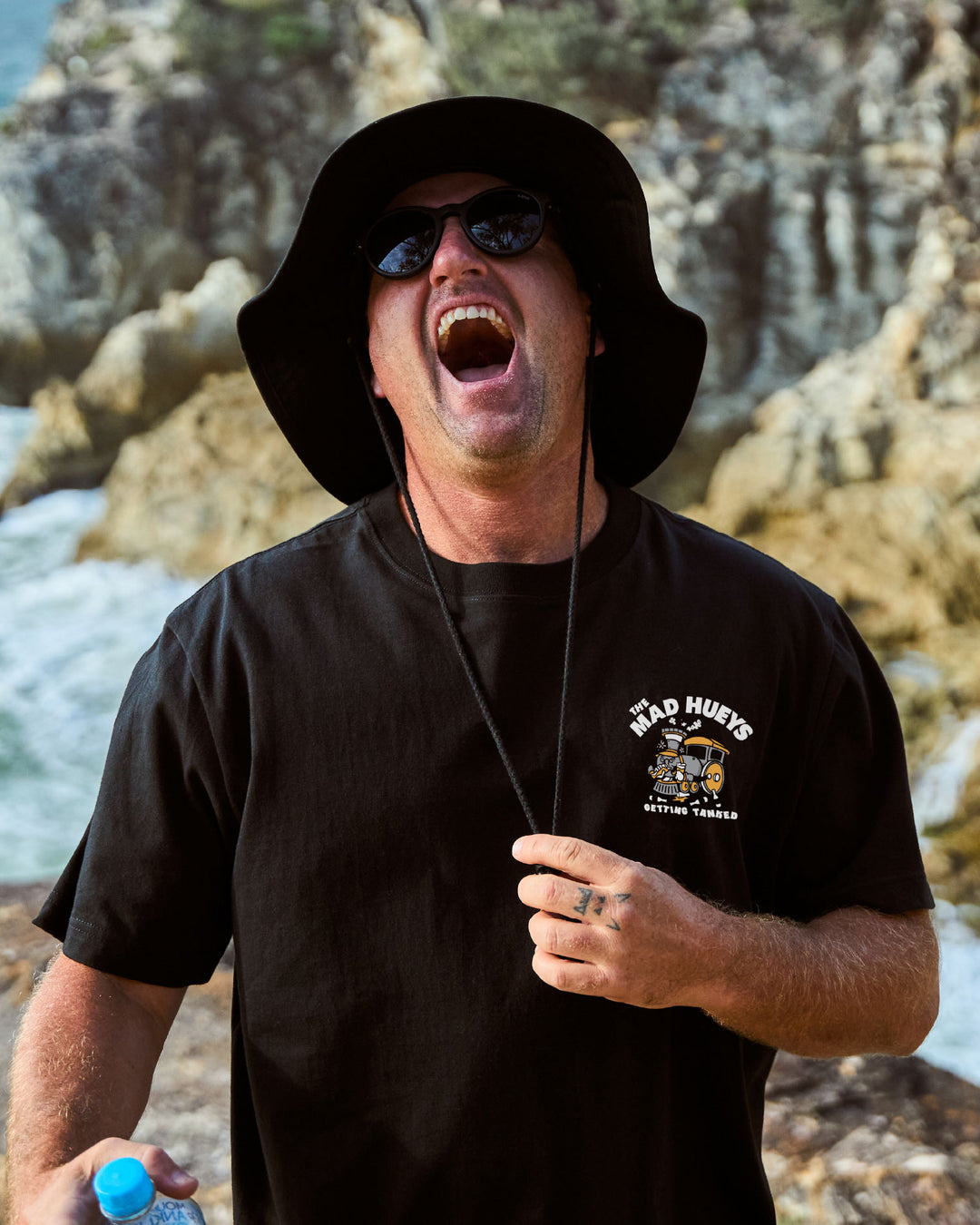 GETTING TANKED | SS TEE - BLACK