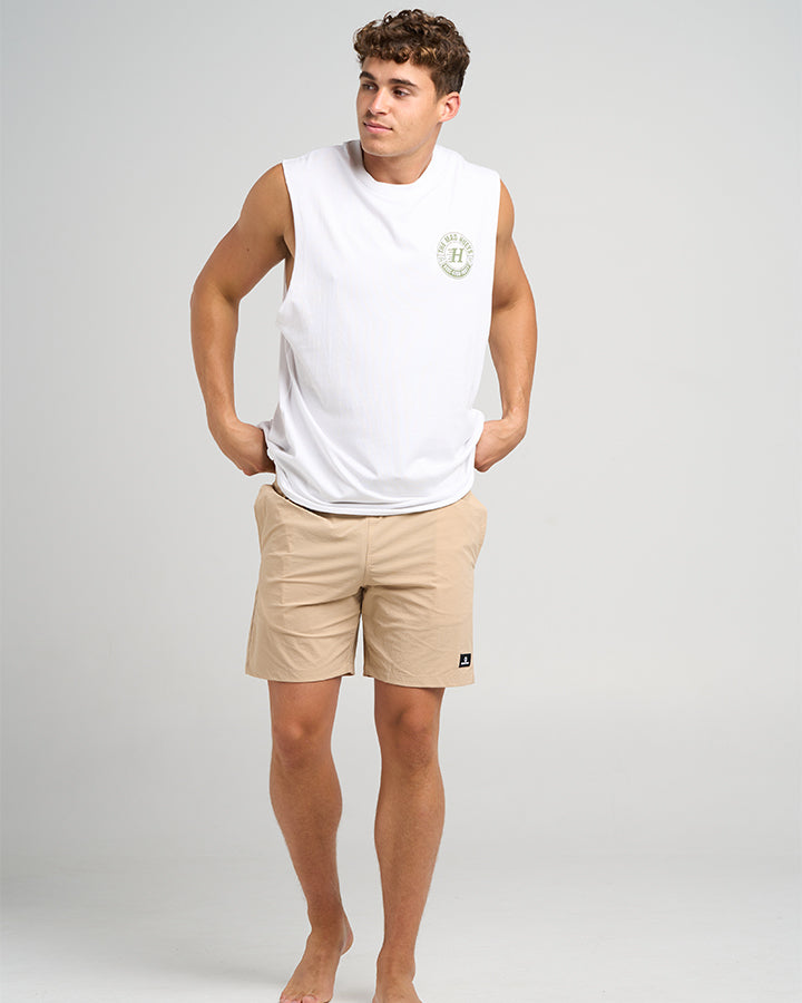 LIVING HUEYS | MUSCLE - WHITE