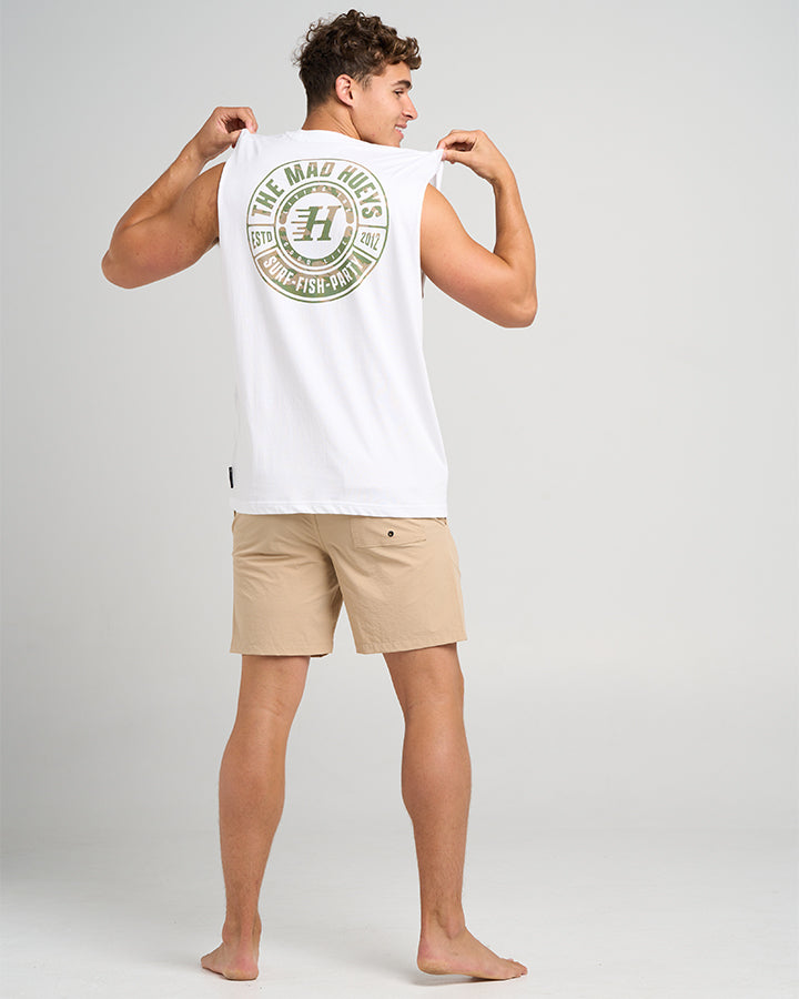 LIVING HUEYS | MUSCLE - WHITE