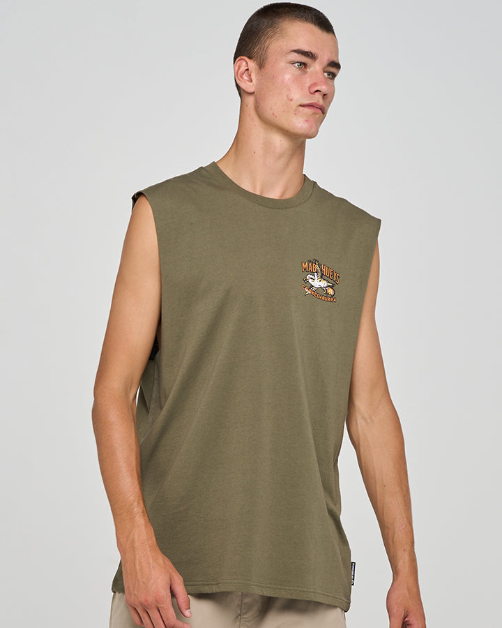 COOKEDABURRA TRIO | MUSCLE - OLIVE