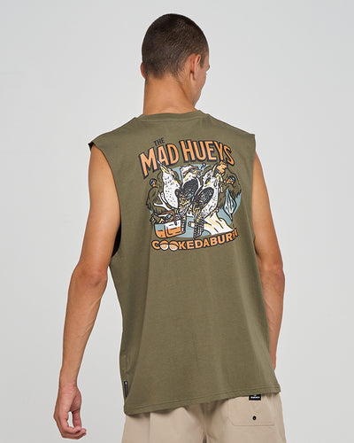 COOKEDABURRA TRIO | MUSCLE - OLIVE