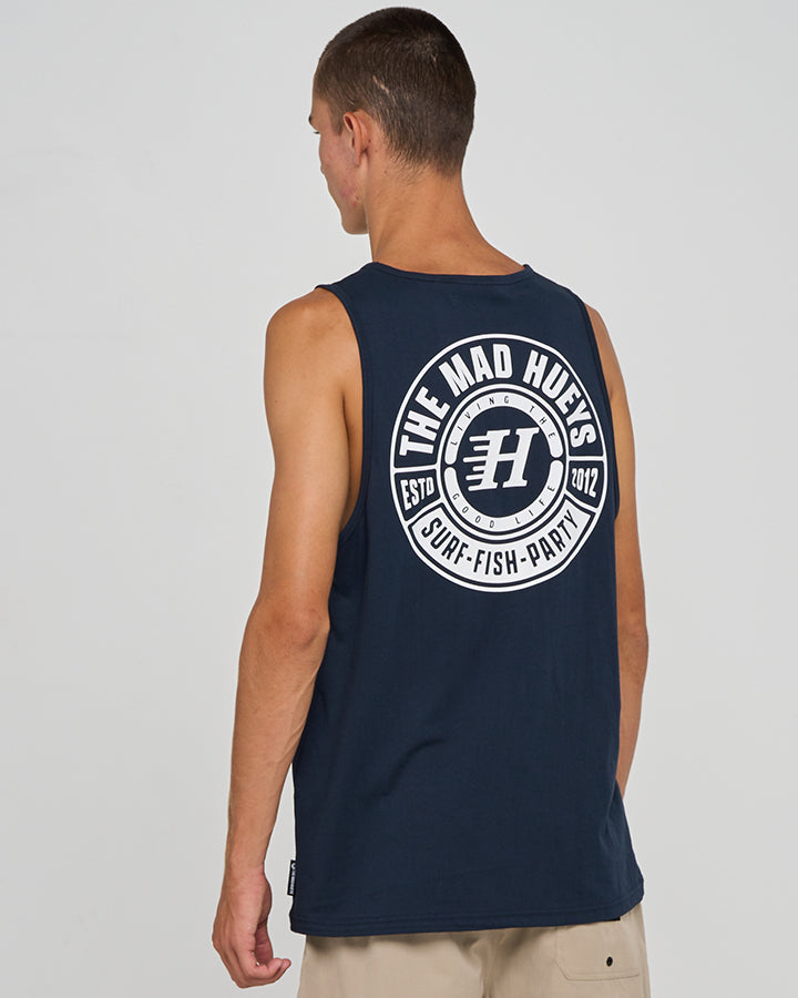 LIVING HUEYS | TANK - NAVY