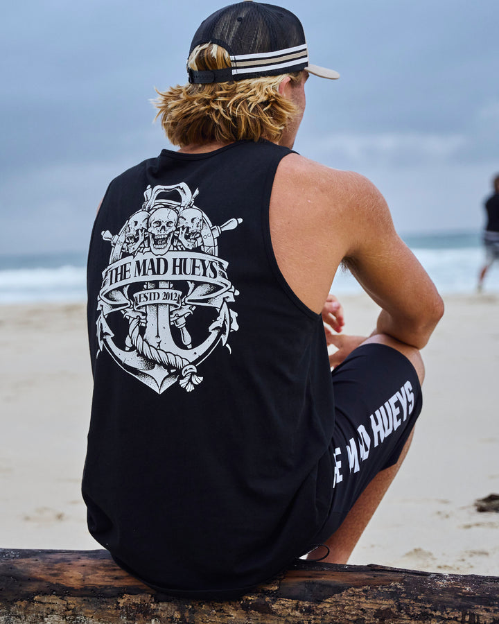 TRIPLE ANCHOR | TANK - BLACK