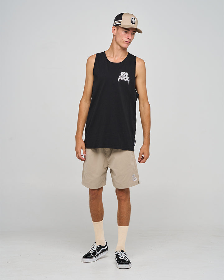 TRIPLE ANCHOR | TANK - BLACK