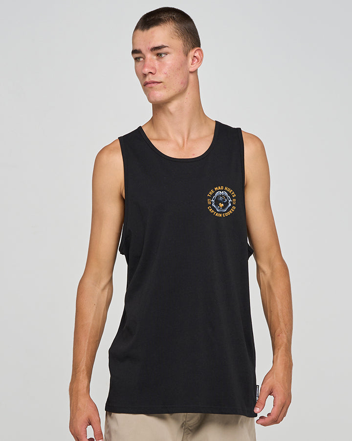 CAPTAIN COOKED JAWS | TANK - BLACK