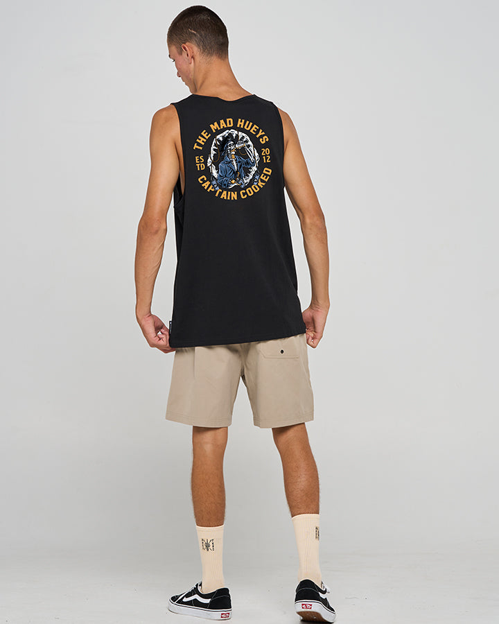 CAPTAIN COOKED JAWS | TANK - BLACK