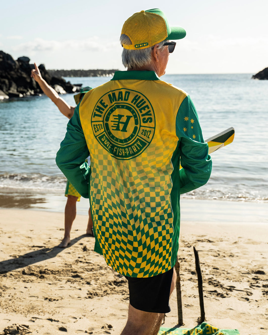 OI OI OI | UPF 50+ FISHING JERSEY - AUSSIE GOLD