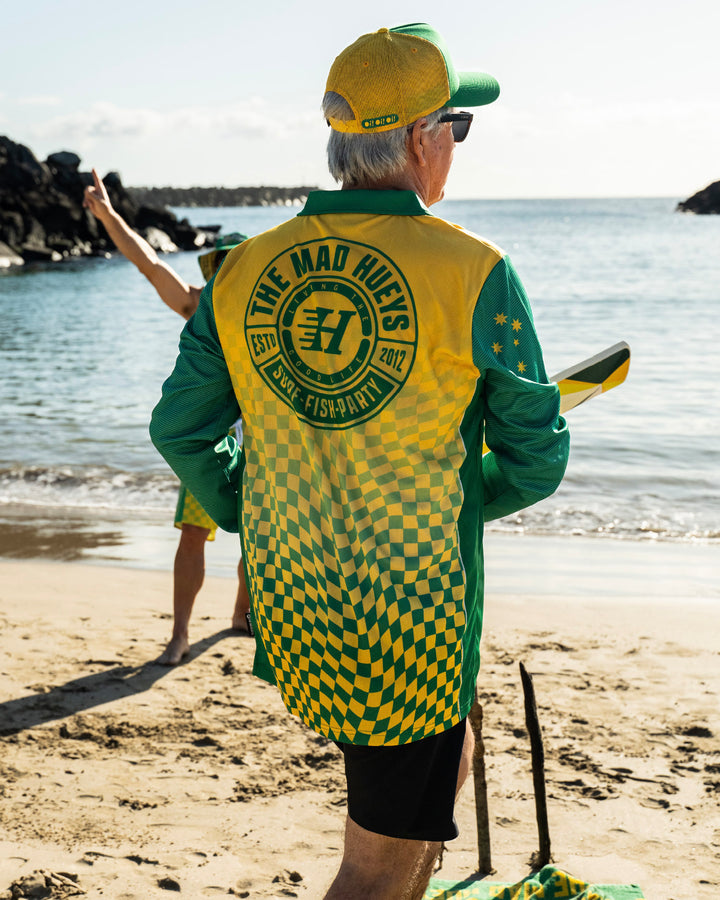 OI OI OI | UPF 50+ FISHING JERSEY - AUSSIE GOLD