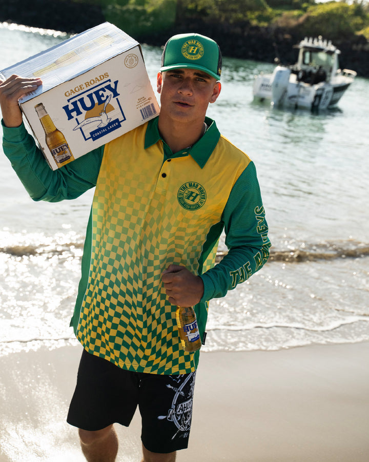 OI OI OI | UPF 50+ FISHING JERSEY - AUSSIE GOLD