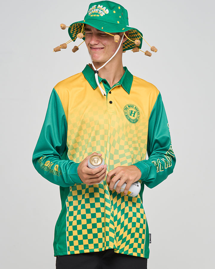 OI OI OI | UPF 50+ FISHING JERSEY - AUSSIE GOLD