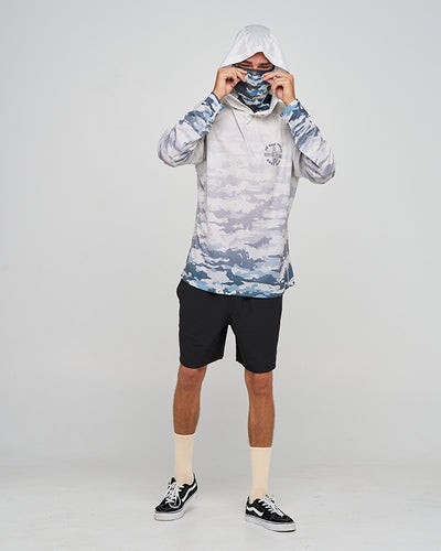 FKRS AHOY | HOODED UPF 50+ FISHING JERSEY - SMOKE