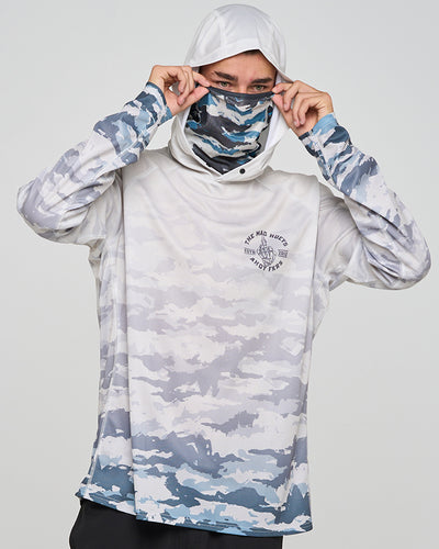 FKRS AHOY | HOODED UPF 50+ FISHING JERSEY - SMOKE