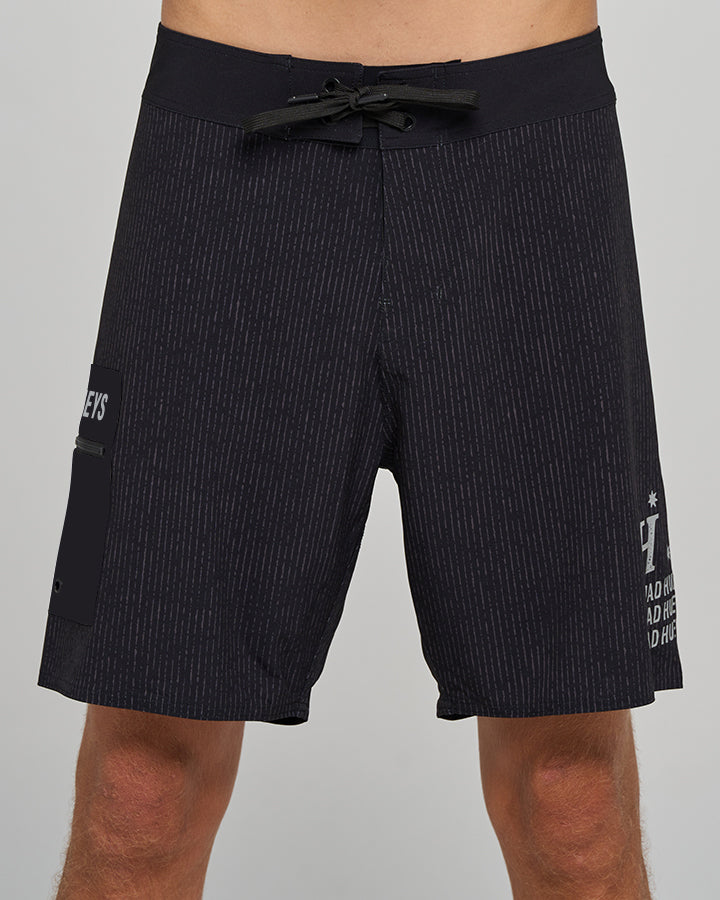SOUTHERN HUEYS | 18" BOARDSHORT - VINTAGE BLACK